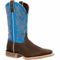 Durango Rebel Pro Bay Brown and Brilliant Blue Western Boot, BAY BROWN/BRILLIANT BLUE, M, Size 8.5 DDB0421